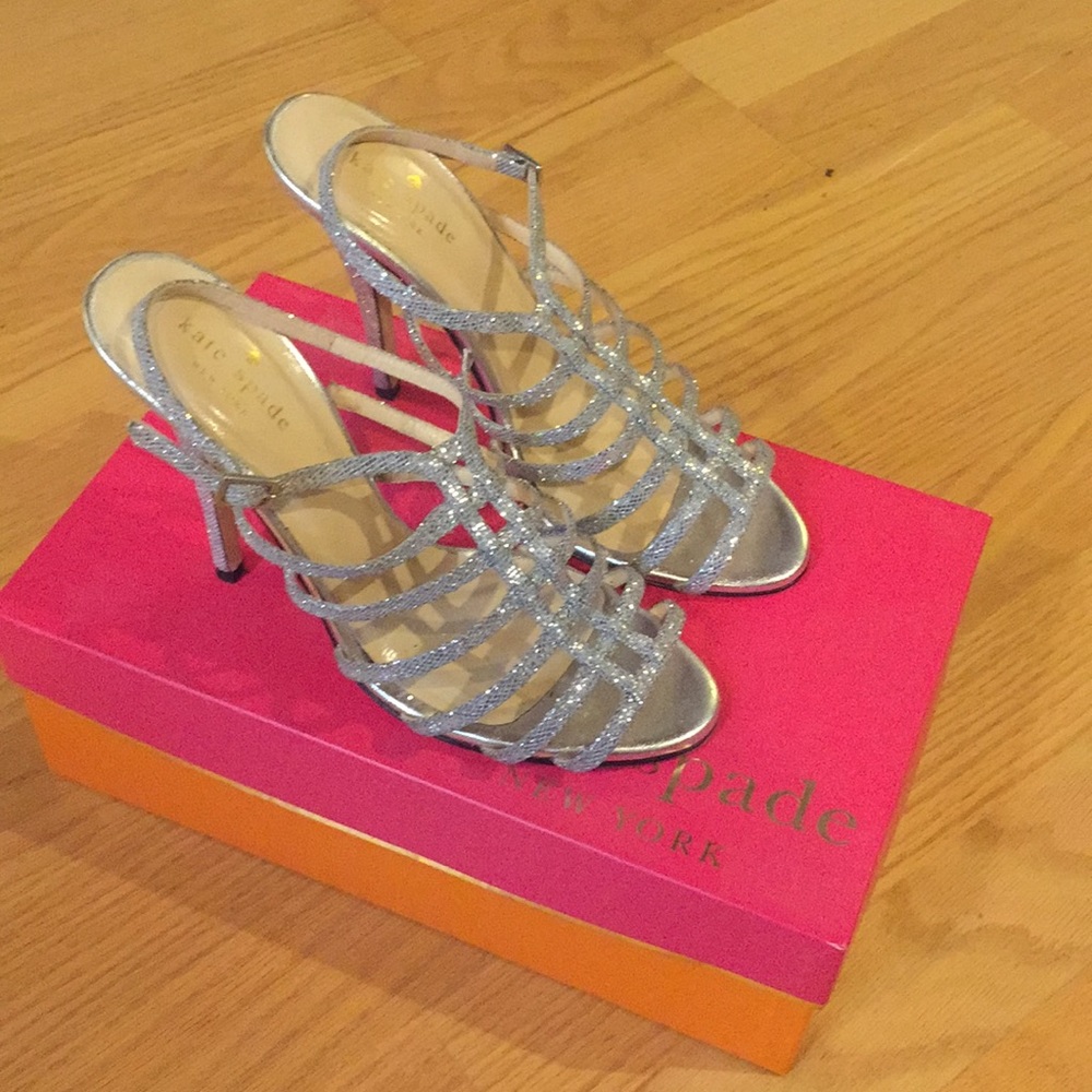 Kate Spade Glitter heels